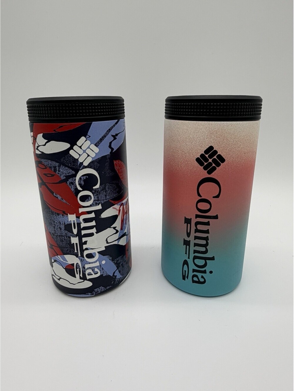 Two Columbia Slim Can Double-Wall PFG Cozie / Koozie / Coozie